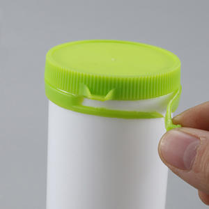 Lege witte plastic pil-vitaminefles met afscheurbare dop voor gedroogd fruit, muntgranulaat, probiotica poeder, capsuleverpakking 150CC - Product Image 3