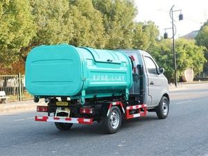 Changan 4x2มินิ1ตัน2ตันตะขอแขนเกี่ยวรถบรรทุกขยะถังขยะรถบรรทุกพร้อมถังขยะ - Product Image 6