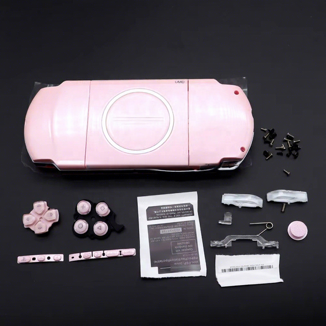 NSLikey Shell Replacement for PSP 3000 Series Console Housing Shell Cover With Button
