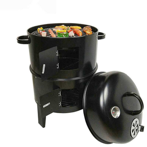 Easy Assembled 3 in 1 Mutificational Vertical Charcoal Smoker Grill <strong>Barrel</strong> <strong>BBQ</strong> for Sale - Product Image 6