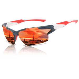 Nuova <span class=keywords><strong>serie</strong></span> <span class=keywords><strong>di</strong></span> occhiali da sole sportivi per uomo e donna lenti ottiche polarizzate antipolvere da esterno - Product Image 2