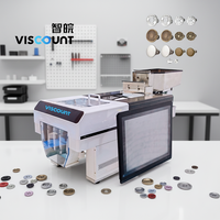 Machine de comptage et d'emballage de boutons pour jeans et vêtements, haute précision et efficacité