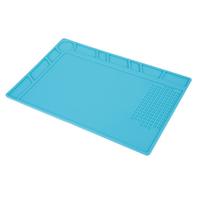 Tapis en caoutchouc antidérapant en silicone pour table de réparation de montres Station de soudure Tampon résistant à la chaleur Tampon de réparation de montres pour horloger