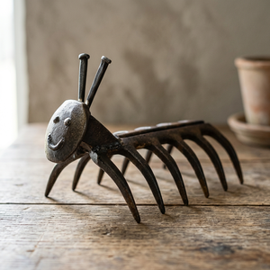 Sculptures d'animaux nautiques en fer - Figurines décoratives pour la maison en métal soudé avec écrous et boulons - Product Image 3
