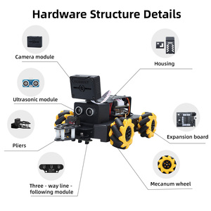 Tscinbuny Hoge Kwaliteit ESP32 Educatieve Robotauto AI Visuele Camera Lijnvolger en Obstakelvermijdende Robotische Kits voor <span class=keywords><strong>Arduino</strong></span> - Product Image 3