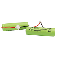 Nickel-hydrogène AA 600mAh sortie unique avec prise chaîne de lampe solaire batterie rechargeable 1.2V