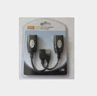 Adaptateur USB2.0 vers RJ45 de 150 pieds, câble d'extension Ethernet Cat 6 Cat 5e, adaptateur USB vers RJ45, câble d'extension LAN USB