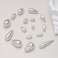 Perles en verre de haute qualité, demi-percées pour connexion 9 broches, pour la fabrication de boucles d'oreilles, bracelets, colliers et autres bijoux DIY