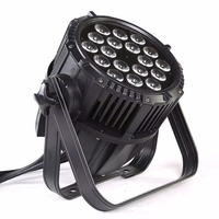 Projecteur LED AOPU Outdoor 18x15w RGBWA 5 en 1 avec zoom pour éclairage de scène disco