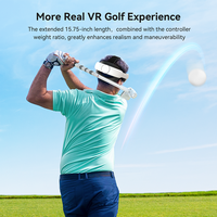 Club de golf VR AMVR avec réglage de la longueur pratique et signal de suivi, spécialement conçu pour Meta Quest 3S