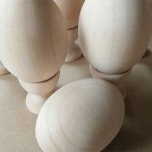 Hot Sale Wooden <strong>Egg</strong> Real Wood <strong>Egg</strong> <strong>Egg</strong> Shape Crafts - Product Image 4