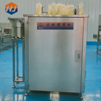 Machine d'emballage verticale automatique pour lait de soja lait UHT yaourt-bec verseur debout remplissage de sac étanchéité capsulage traitement des haricots