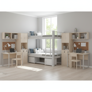 Lits superposés en acier sur mesure pour hôtels et usage commercial, solution <span class=keywords><strong>de</strong></span> lits superposés <span class=keywords><strong>de</strong></span> haute qualité en gros - Product Image 1