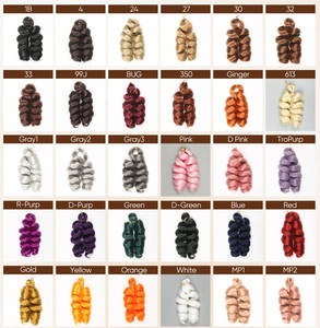 Extensions de <span class=keywords><strong>cheveux</strong></span> synthétiques bouclés ondulés de 12 pouces, couleur marron ombré, pour tresses françaises, boucles courtes et rebondissantes, teintes, 75g - Product Image 6