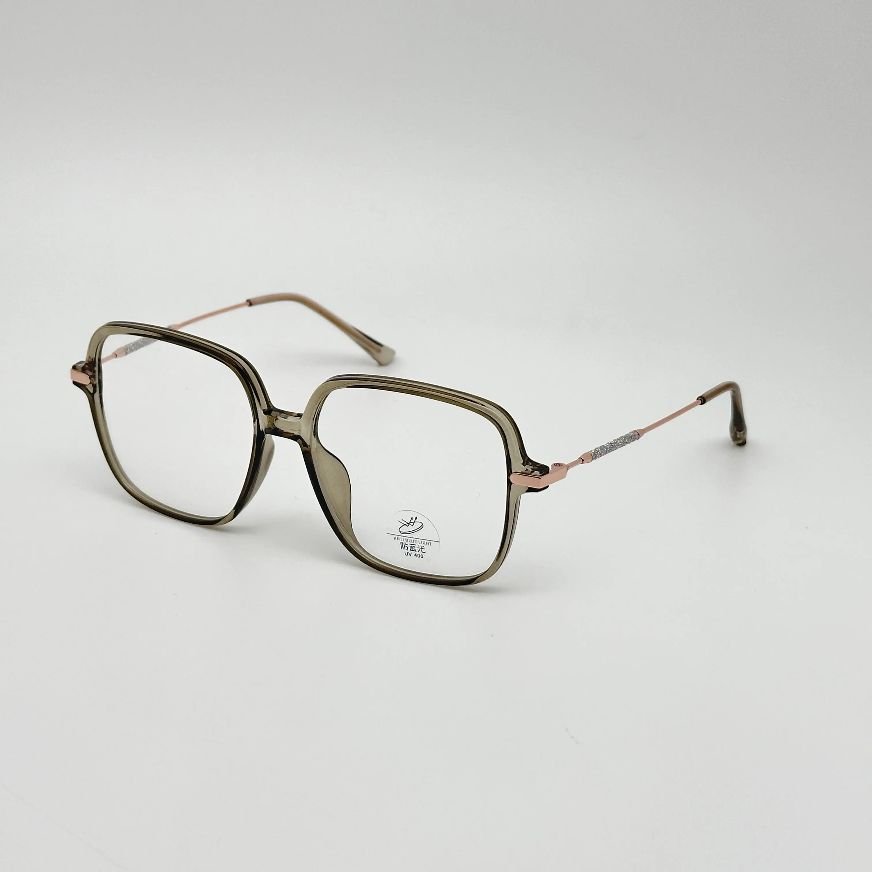 맞춤형 도매 TR90 대형 사각형 남성 디자이너 장식 프레임 광학 안경 안경 아이 프레임 광학 안경