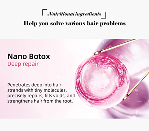 Professional Bond Repair Nourishing Hair Oil &amp; <strong>Masque</strong> Set Nano Infused 2-in-1 Deep Conditioning Treatment for Damaged/Dry Hair - Product Image 5