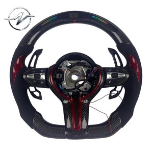 <span class=keywords><strong>Volante</strong></span> Deportivo Personalizado de Fibra de Carbono con Pantalla LED de 3 Brazos para <span class=keywords><strong>BMW</strong></span> X5 F10 F32 F83 M5 M4 Serie F - Product Image 1