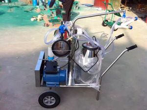 移动式挤奶机单桶和双桶真空泵挤奶机 - Product Image 3
