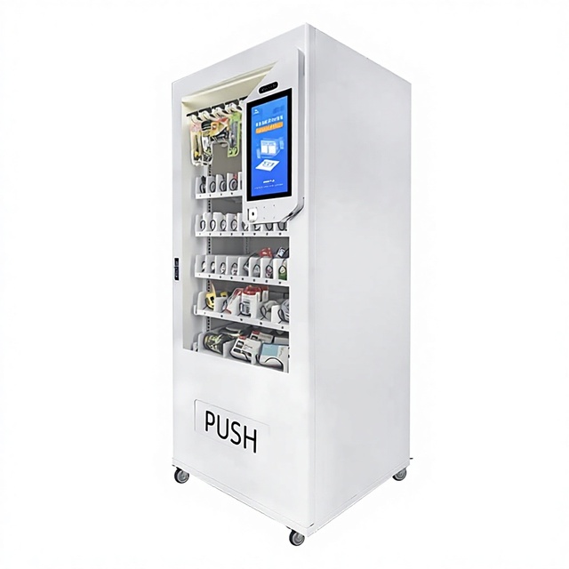 Smart Office & School Stationery Management Cabinet with Self-service Pick-up Model ZSC-S02-03 Dimensions 1990x760x660mm