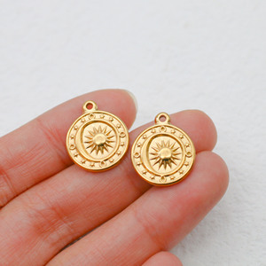 Intage-pendientes de aro no brillantes, accesorio para mejorar la salud - Product Image 5
