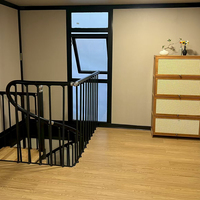 확장형 접이식 컨테이너 하우스 이중층 이중 날개 친환경 빠른 설치 빌라 아파트 호텔 2층용