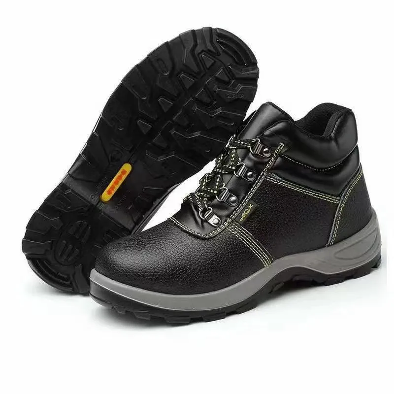 새로운 도착 고품질 산업 안전 시동 안락한 강철 발가락은 건축 일 남자 안전 신발을 보호합니다