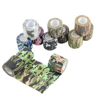 Loogdeel-Ruban Artificiel Astique Auto-Adhsif Camouflage Non-woven Fabric Self Adhesive Elastic Bandage GB-MT004 untuk 14+