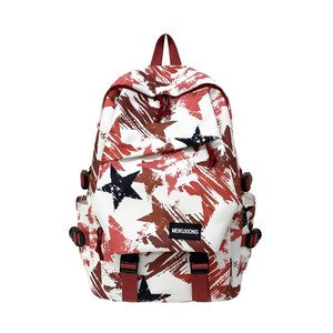 New style street star graffiti schoolbag men's trendy brand middle <b>school</b> high <b>school</b> student <b>backpack</b> women's high-appearance - Product Image 4