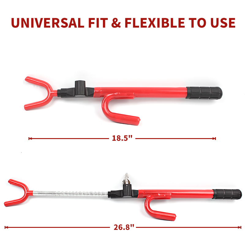 X-Racing SWL-00001 Universal Heavy-Duty Steering Wheel Lock - Anti-Theft Security Guide