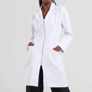 <span class=keywords><strong>Batas</strong></span> <span class=keywords><strong>de</strong></span> <span class=keywords><strong>Laboratorio</strong></span> Médicas Blancas Antiarrugas al por Mayor para Esteticistas, Uniformes <span class=keywords><strong>de</strong></span> Hospital, 100% Algodón Tejido para Unisex - Product Image 5