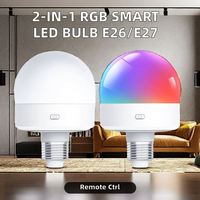 Bombilla LED Inteligente RGB E27 con Reflector, Control Remoto, Certificación CE, 20000 Horas de Vida Útil, para Uso en Almacenes