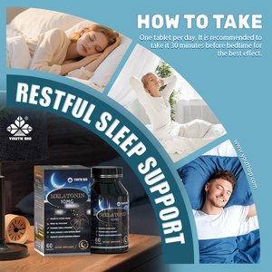 Suplemento Alimenticio en Tabletas de Melatonina, Apoya los Ciclos Naturales de Sueño para <span class=keywords><strong>Trabajadores</strong></span> de Oficina y Viajeros, Bienestar Nocturno, Envío Rápido - Product Image 6