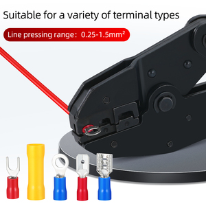 <span class=keywords><strong>Kit</strong></span> de alicates de prensado profesional al por mayor de fábrica para conectores de red y teléfono RJ45 RJ11 - Product Image 3