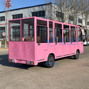 Autobús Turístico Urbano de Lujo 2026, Autobús Turístico Eléctrico Moderno Color Rosa en Venta - Product Image 6