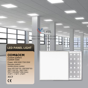 Hiện đại 600x600 mét 40 Wát CCT Lựa chọn ánh sáng phẳng làm sạch Văn Phòng TrườNg học bệnh viện LED Sky Bảng điều chỉnh 2x2ft lõm nhôm cho bề mặt - Product Image 6