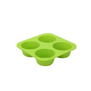 Molde de Silicona para Hornear Cupcakes de Chocolate Hechos a Mano, Ecológicos, con 4 Cavidades, Venta al por Mayor - Product Image 5