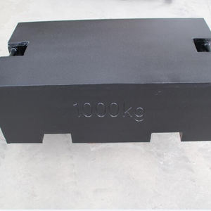 Oiml tiêu chuẩn gang hiệu chuẩn trọng lượng Stackable 100kg 500kg 1000kg 20kg M1 cho kiểm tra trọng lượng cho cần cẩu tùy chỉnh OEM - Product Image 2