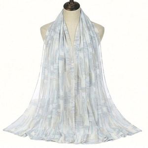 Nouveau turban hijab en polyester perlé automne 2021, écharpe de voyage multifonctionnelle, vente en gros - Product Image 2