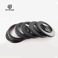 Anneau d'objectif d'appareil photo en alliage d'aluminium usiné par CNC, capuchon d'objectif à atténuation automatique pour appareil photo numérique