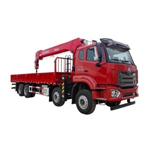 รถเครนติดรถบรรทุกซิโนทรัค 8x4 ขนาด 25 ตัน บูมยืดไสลด์ได้ สำหรับงานก่อสร้าง จากโรงงานโดยตรง - Product Image 1