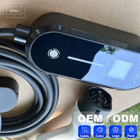 Nouveau chargeur de voiture électrique portable à domicile, type 2, type 1, GBT, NACS, niveau 2, prise EV, AC 3,5 kW, 16 A, 220 V, charge rapide