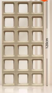 Hiện đại trong nhà/ngoài trời không thấm nước chống cháy 3D <span class=keywords><strong>Hollow</strong></span> lưới Faux tường đá Bảng điều chỉnh PU tấm Tường bọt đá nhân tạo - Product Image 5