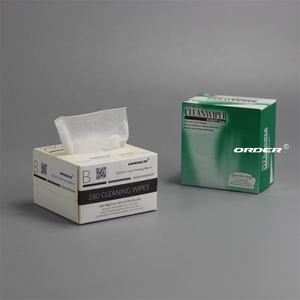 Fournisseur de fabrication OEM de lingettes de nettoyage optiques antistatiques non pelucheuses en fibre de cellulose écologique - Product Image 3