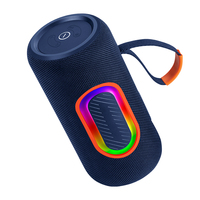 Haut-parleurs Bluetooth sans fil OEM, son basse fréquence, lumière LED colorée, design avec cordon, étanchéité IPX6, entrée USB/AUX, utilisation à domicile et en extérieur pour les fêtes