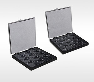 Boîte de rangement pour composants LBTEK CSB-SET01 PP 65x65mm à charnières internes sans poussière - Product Image 2