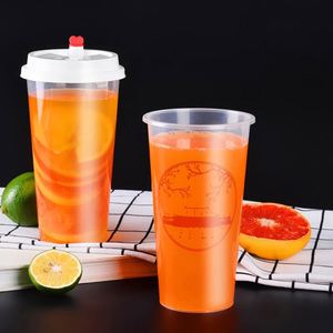 Gobelet en plastique transparent givré de haute qualité, personnalisé, jetable, avec couvercle, pour boissons froides, champagne, bière - Product Image 4