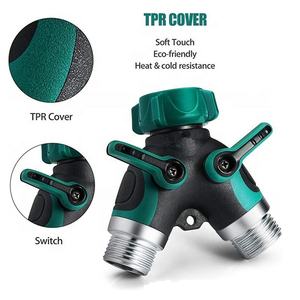 NZMAN Répartiteur de tuyau 2 voies à usage intensif-Répartiteurs de <span class=keywords><strong>robinet</strong></span> et de tuyau d'arrosage pour l'extérieur-Répartiteur d'eau durable <span class=keywords><strong>Adaptateur</strong></span> en Y - Product Image 6