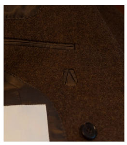 <span class=keywords><strong>Costume</strong></span> Homme Laine Épaisse Années 1930 430g 100% Laine Rétro Vintage Veste <span class=keywords><strong>Costume</strong></span> Quatre Boutons Automne/Hiver Double Boutonnage Revers Pointe - Product Image 5