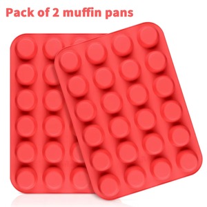 Molde de Silicona para Pastel de 6 Tazas, Antiadherente, Redondo, Fácil de Desmoldar, para Cupcakes, Mousse, Gelatina, Chocolate - Product Image 6