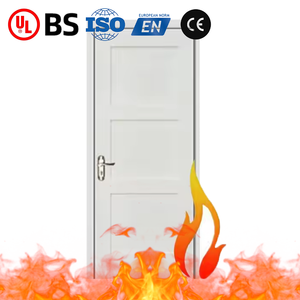 Schnelle Lieferung Spezielle Holz-Brandschutztüren im Modernen Design, Maßanfertigung für Öffentliche Einrichtungen - Product Image 2